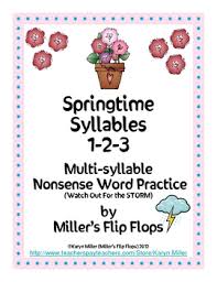 These flexible tracking sheets can be used daily, weekly, or monthly to track individual trials or several repeated trials. Multi Syllable Nonsense Words Worksheets Teaching Resources Tpt