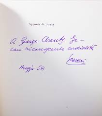Maybe you would like to learn more about one of these? Rare Enzo Ferrari Signed Appunti Di Storia