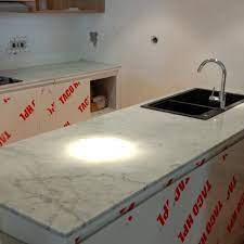 Kitchen & dining room furniture. Kitchen Set Top Table Marmer Carara Shopee Indonesia