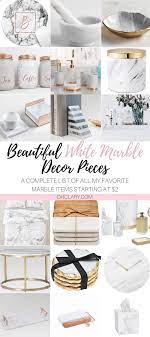 18 Of The Best White Marble Decor Pieces And Accessories From 2 Marble Decor Decorative Pieces White Marble