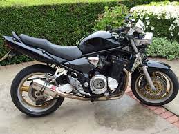 My Suzuki Gsf1200 Bandit Modified With Twin Headlights Bar End Mirrors Billet Cast Aluminium Clutch And Starter Motor Casings Titax Levers Titanium Gold A