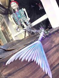 Fun Halloween Mermaid Skeleton Makeover Press Print Party Mermaid Halloween Pirate Halloween Party Halloween Props Diy