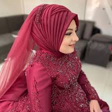 Capraz Tul Duvakli Sunnet Annesi Turban Modeli Elbise Moda Stilleri Trendler