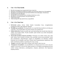 Dimana materi pembelajaran ini akan diulas berdasarkan pengertian, tujuan dan contoh. Rangkuman Teks Kritik Dan Esai
