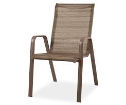Wilson Fisher Boca Brown Sling Stacking Outdoor Dining Chair Big Lots Outdoor Dining Chairs Outdoor Dining Outdoor Dining Spaces