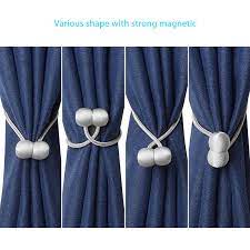 Magnetic Pearl Ball Curtain Tiebacks Tie Backs Holdbacks Buckle Clips Accessory Walmart Com Magnetic Curtain Curtains Curtain Tie Back Hooks