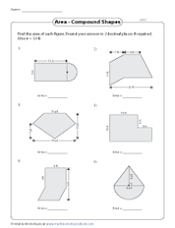 Area compound shapes worksheet answers keys. Area Of Compound Shapes Composite Shapes Worksheets
