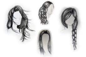 How To Draw Female Hairstyles For Beginners How To Draw Hair Girl Drawing Girl Sketch