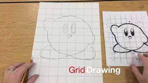 Enlarging a drawing is done using a grid, where a small grid is drawn on top of the smaller image and a larger proportionate grid is drawn onto the bigger fo. Pop Art Grid Drawing Youtube