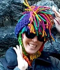 Happy You Year! More Style, More Fun, More You! Hattitude, reversible hat  collection. model @pcsilvs., #handmade #hatittude #handknit #fashionhat  #oneofakindhat #hats #arttowear #wearableart #fashion