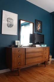 Mid Century Moody Bedroom The Reveal Blue Bedroom Walls Dark Blue Bedroom Walls Turquoise Room