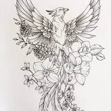 Maybe you would like to learn more about one of these? Phoenix Sketch Phoenix Sketch The Post Phoenix Sketch Appeared First On Diy Flowers Feather Tattoos Pheonix Tattoo Phoenix Tattoo