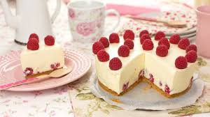 No bake raspberry cheesecake bars are the perfect treat to make without an oven. White Chocolate Raspberry Cheesecake Easy No Bake Cheesecake Recipe Youtube