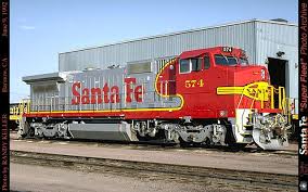 b40 8w santa fe 574 g e dash 8 40bw aar b b 4000 h p built 1990 railroad photography bnsf railway santa fe railroad photography bnsf railway