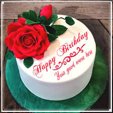 Birthday Cake With Name Generator And Photo Unique Way Celebrate Rose Rose Birthday Cake With Name Generator Red Rose Birthday Cake With Name Edito Happy Anniversary Cakes Cake Name Online Birthday Cake