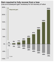 However, one can mitigate losses by astutely allocating investments along their level of tolerance to risk. Gain Required To Fully Recover From A Loss Cryptocurrency