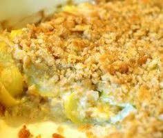 Squash Casserole 4 Reg Size Yellow Squash Cubed 1 Med Onion Diced 2 C Shredded Cheddar Cheese 8 Oz Sou Squash Casserole Recipes Recipes Summer Squash Casserole