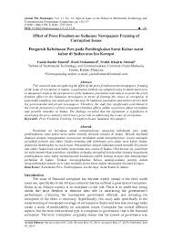 Jurnal sistem informasi (journal of information system) vol. Universiti Utara Malaysia Communication Program Academia Edu