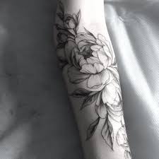 pepperink temporary tattoo design inspiration ideas peonies on forearm by olga koroleva minik dovmeler gul dovmeleri gecici dovme
