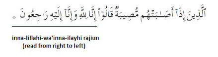 Kaligrafi innalillahi wainnailaihi rojiun 5 hal yang. Quran Based Islam