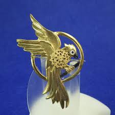 1930s Brass Bird Brooch Mockingjay Ladies Or Men Art Deco Era Flying Bird Three Inches Tall Collectible Jewelry H In 2020 Art Deco Jewelry Deco Jewelry Vintage Jewelry