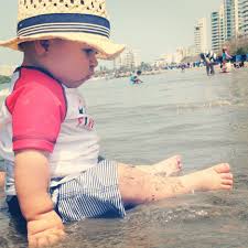 Baby At The Beach Baby Beach Pictures Beach Baby Baby Photoshoot