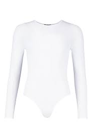 Free returns 100% money back guarantee fast shipping Women S Petite Basic Long Sleeve Bodysuit Boohoo Uk