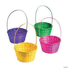 Easter basket for kids easter bunny bag easter decorations (pink). Large Solid Color Easter Baskets Oriental Trading