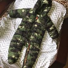 Gap Jackets Coats Baby Gap Camo Snowsuit Size 218 Month Poshmark