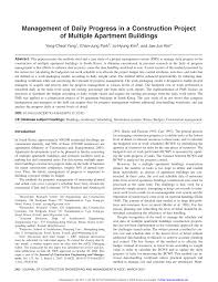 We have our hy in ira accounts. Pdf Management Of Daily Progress In A Construction Project Of Multiple Apartment Buildings