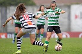 It is the women's section of sporting clube de portugal. Abrantes Futebol Feminino Liga Feminina Benfica Mantem Invencibilidade Ven Sporting Futebol Feminino Jogadora