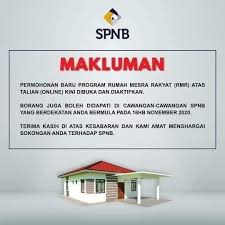 Permohonan rumah mesra rakyat spnb online. Maklumat Terkini Mengenai Permohonan Institut Modal Insan Terengganu Sejahtera Facebook