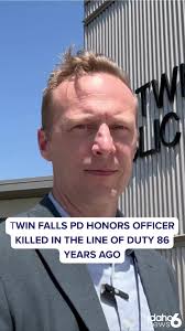 🌟 Honoring History: The Twin Falls Police Department has unveiled a  permanent memorial for Officer Craig Bracken, the sole line-of-duty  fatality in the department's 118-year history. After 86 years, ...