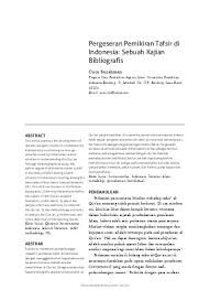 Maybe you would like to learn more about one of these? Top Pdf Kajian Tafsir Di Indonesia 1 123dok Com