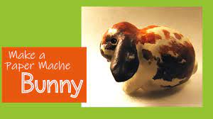 Transform paper mache boxes, pumpkins, eggs, ornaments, and letters. Paper Mache Rabbit How To Make A Lop Eared Bunny Youtube