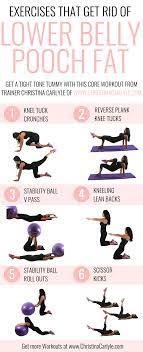 Why you need to get rid of belly fat. Exercises That Get Rid Of Lower Belly Pooch Fat Christina Carlyle