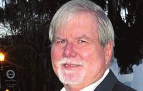 A blue-ribbon scarecrow