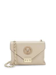 Valentino By Mario Valentino Isabelle Leather Crossbody Bag In Desert Sand Modesens