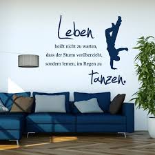 Zu Lernen Im Regen Zu Tanzen Wandtattoo