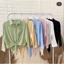 Nikmati kemudahan dan kenyamanan beli model baju atasan wanita branded terbaru dengan fasilitas cicilan 0% tenor 6 hingga 12 bulan, gratis biaya pengiriman ke seluruh indonesia, kualitas produk terjamin, dan beragam cara pembayaran. Kemeja Wanita
