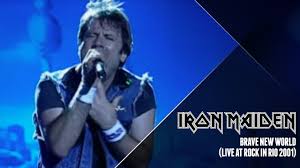 His performance is literally flawless, hitting every note perfectly, from the ending wail of old time favorite wrathchild to the elongated opening cry in the classic. Iron Maiden Brave New World Live At Rock In Rio 2001 Youtube