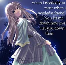 95 sad anime hd wallpapers and background images. Sad Anime Quotes From Guys Quotesgram
