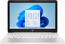 Hp Stream 11 6 Laptop Intel Celeron 4gb Memory 64gb Emmc Flash Memory Diamond White 11 Ak0012dx Best Buy