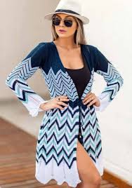 Compre online saída de praia por r$99,90. Saida De Praia Manga Longa Listrada 03