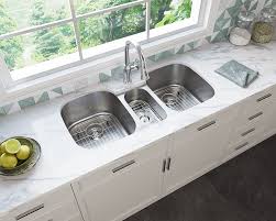 4521 triple bowl stainless steel