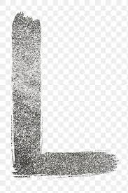 Letter L Png Silver Glitter Brushed Typography Free Image By Rawpixel Com Hein Glitter Letters Transparent Stickers Silver Glitter