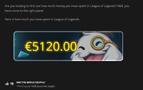 The level up capsules have a very low chance to have the champ you want and mostly you dont get enough blue essence out of it. Psa You Can Now See Once Again How Much You Ve Spent On League Leagueoflegends