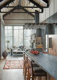 Loft Chalet Entre Style Montagne Et Industriel Clemaroundthecorner Maison De Montagne Moderne Decoration Interieure Cuisine Amenagement Interieur