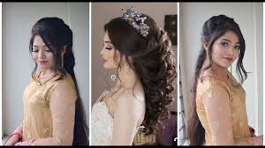 Find unique, beautiful wedding dresses, bridesmaid dresses, evening gowns and accessories that you'll love, with free shipping and easy returns. Beautiful Messy Puff Hairstyle With Gown Dress Party Hairstyle For Medium Hair Youtube