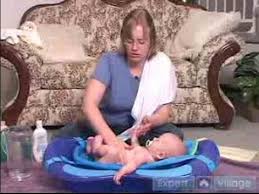 Typically, after about 1 to 3 weeks, the umbilical cord stump will dry up and fall off. How To Bathe Change Feed A Baby Bathing Your Newborn Baby Youtube